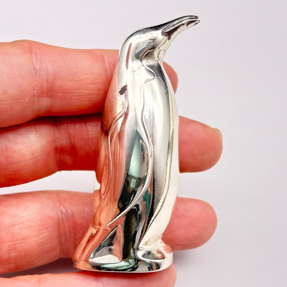 Vintage David Andersen Norway Pengiun Sterling Silver Shaker – Missing Cap