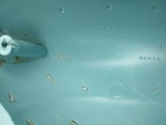 1990 Homco Plastic Wall Hanging Blue Pot Pitcher Vase