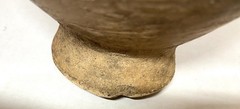 Pre-Columbian Hand Painted Pedestal Bowl- 5 1/2″ diameter, 3 1/2″ tall