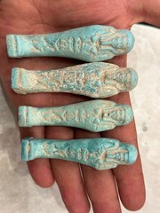 A little Ushabti Egyptian King’s servant Egyptian Antiques Handicrafts pieces BC