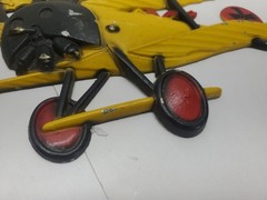 Vintage 1975 Homco Iron Airplanes Set of 4