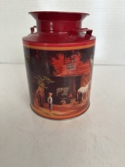 1990’s Horse Buggy Blacksmith Barn Tin Milk Can Shaped Art Paul Detlefsen