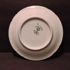 RARE Sterling Silver Dipped 6″ Plate Johann Haviland Bavaria