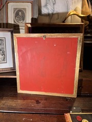 Renaissance Revival Grotesche Painted Frame With Neoclassical Grand Tour Intagli
