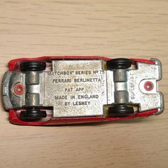 Matchbox 75 Ferrari Berlinetta Red UK Made Toys Car Collectible