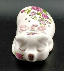 VTG Avon Ceramarte Brazil Floral Pomander Drawer Sachet Pig Shaker Potpourri