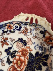 Antique Minton Amherst Japan Stone China Plate No. 824 c1835 Imari