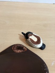 Enesco 1983 Plastic-Like Duck Loon Trinket Dish – DUCK UN-GLUED #F78