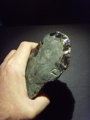 Lower Paleolithic – Large Acheulean ‘planular’ chopper c.450,000 BP.