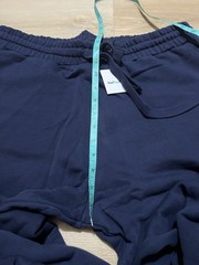 VeeFriends Size XL Classic Logo Sweatpants Navy Blue Spellout Black Cat