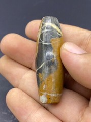 Beautiful Old Natural Jasper Stone Near Eastern Antique Beads From Asia