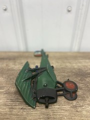 Vintage Sexton USA 1975 Cast Iron Bi Plane Wall Hanging Decor Green
