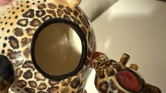 Somandla & Sthabiso signed 2009 Ardmore — rare upside-down giraffe teapot