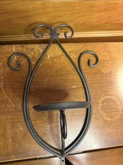 Longaberger Wrought Iron Wall Sconces Set of 2