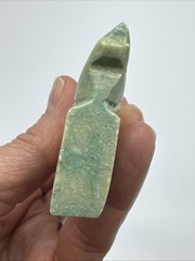 5 Vtg Hand Carved Green Moss Agate Jasper Stone Koi Fish Sculpture Decor 3″ tall