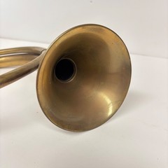 Vintage Brass Hunting Horn Bugle Equestrian Fox Hunt Decor