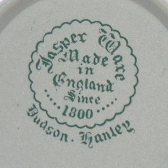 Jasper Ware Green Pin/Ring/Trinket Dish 2.25″W Lady & Dog Relief Dudson England