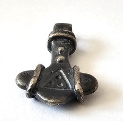 Ancient Viking SILVER Thor ‘s Hammer Pendant Norse Wearable Necklace 800 AD