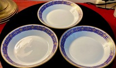 Set of 12 – M. Mottahedeh Merian Porcelain 6 3/8” Fruit/Dessert/Sauce Bowls New!