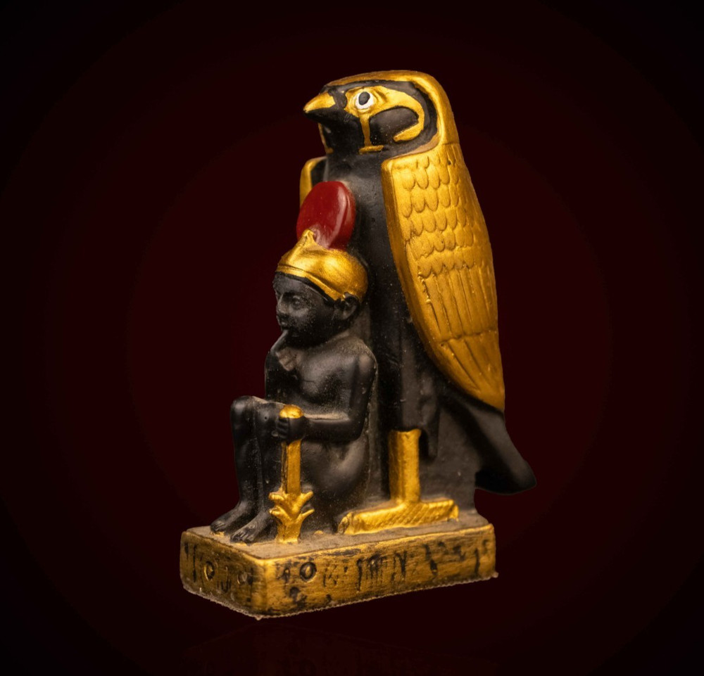 Authentic Ancient Egyptian Antique Rare God Horus Statue Figurine Egyptian BC