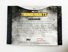 2025 Topps Marvel Chrome Thunderbolts Bucky Barnes Orange Parallel /25 NA-9
