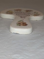 Mushroom Ceramic Wall Decor/Spoon rest Avon Hand-Painted 1980 Mushroom Shrooms