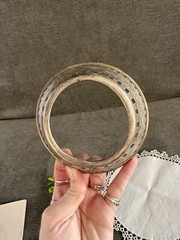 Antique Photo Upcycled Repurposed Primitive Vignette Tabletop Decor Metal & Wood