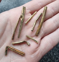 Medieval Tudor Aiglets Shoe Lace Ends c 15th / 16thc Antique Detector Find (3)
