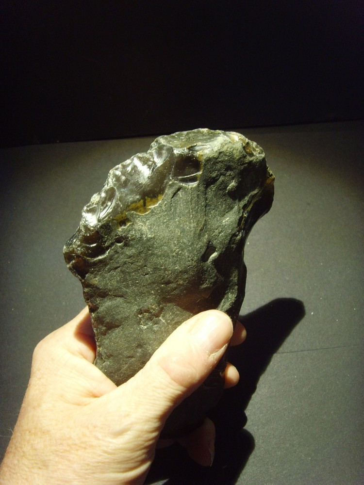 Lower Paleolithic – Large Acheulean ‘planular’ chopper c.450,000 BP.
