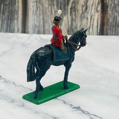 VTG W. Britains 1988 Queen Elizabeth Black Horse Color Trooping 41075 England