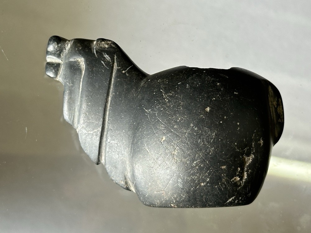 AMAZING PRE-COLUMBIAN IMPERIAL CANOPA CONOPA LLAMA EFFIGY CONTAINER FROM PERU