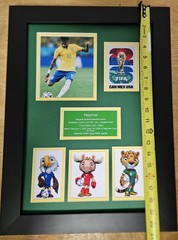FIFA 2026 Neymar Brazil Collage Framed Printed Photo UNSIGNED.