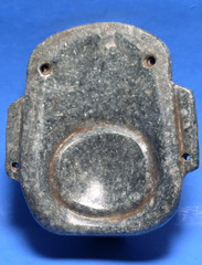 PRE-COLUMBIAN OLMEC JADE JAGUAR TRANSFORMATION FACE PENDANT