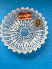 Vintage Bleikristall 24% Lead Crystal Western Germany Trinket Dish Hofbauer 1983