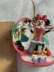 Enesco Ornament 1990s Minnie’s Merry Christmas Compact Mickey Mouse Disney