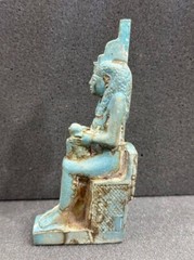 Rare Antique Pharaonic Stone Isis God Statue Ancient Egyptian Antiquities B.C