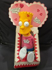Vintage 1990’s “cooties man” Bart Simpson Valentines doll