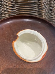 Hummel Goebel West Germany Orange Fish Salt Dish Jam Condiment Dish S1 Goldfish