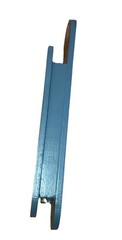 blue wooden Rosemaling Tole Norway wall pocket scissor / shears hanger rustic