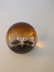 Caithness Paperweight Wise Owl-Medium