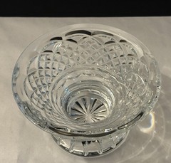 Waterford Crystal Glass Arklow Pattern Decorative Footed Trinket Candy Bowl
