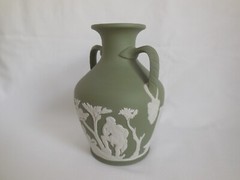 Wedgwood Sage Green Jasperware Portland Vase