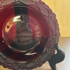 VINTAGE Avon 1876 Cape Cod Ruby Red Soup/Cereal Bowl