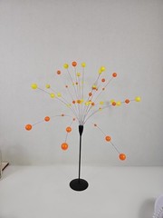 Space Plant Kinetic Abstract Sculpture Metal Art Modernist Mid Century Mcm