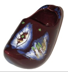 Antique Goedewaagen Ceramic Dutch Shoe Clog Gouda Holland Figurine Ashtray
