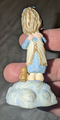 Betsey Clark Figurine Vintage 1975 Hallmark Cards 3” Girl with Star & Bird