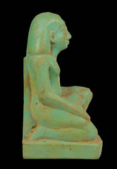 Ancient Egyptian King Tutankhamun Kneeling Statue Rare Figurine BC