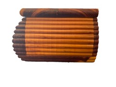 Wooden Keepsake Box – Wolf Design – From Fort William Henry, Lake George, NY