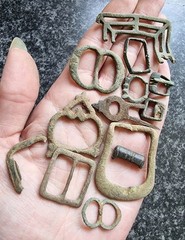 Medieval / Post Medieval Buckles Metal Detecting Finds Antique (3)