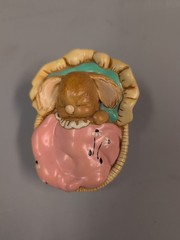 Vintage Pendelfin Rabbit Parsley England Figurine Vg+ Sku3550